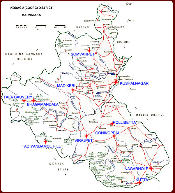 Coorg Map